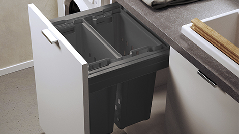 Sistema de almacenaje Laundry Antracita mondragon